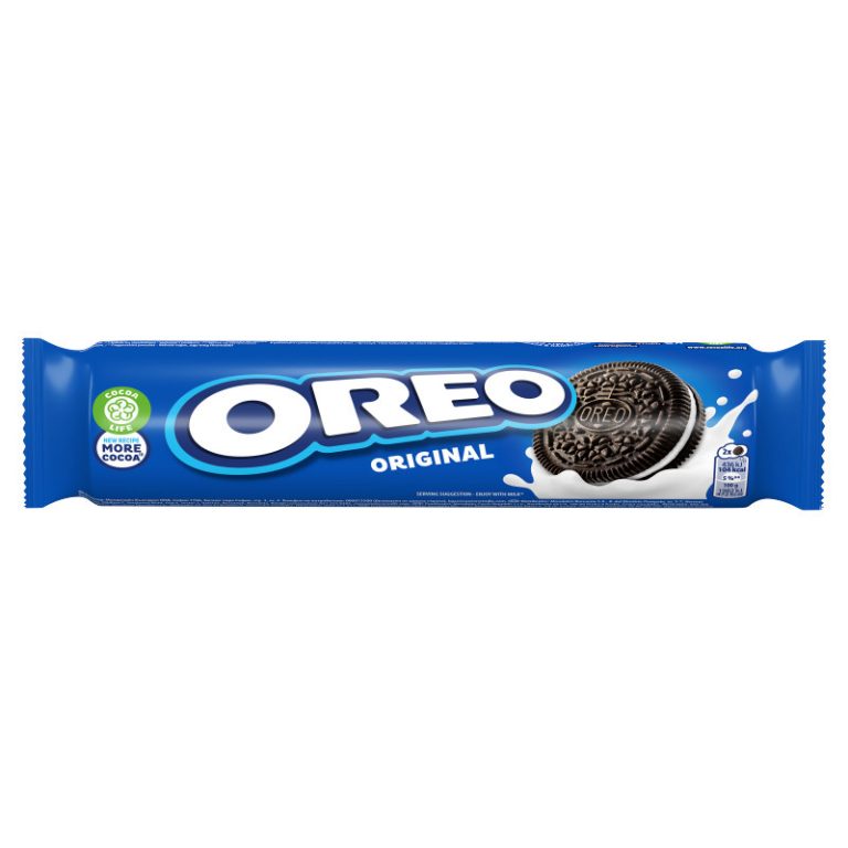 Oreo Original Vaníliaízű Töltelékkel Töltött Kakaós Keksz 154 G
